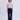Knit Denim-Like Wool Bootcut Pants Navy